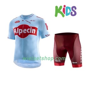 Kind Fietskleding (Fietsshirt + Fietsbroek Kort) 2019 Team Katusha Alpecin N001